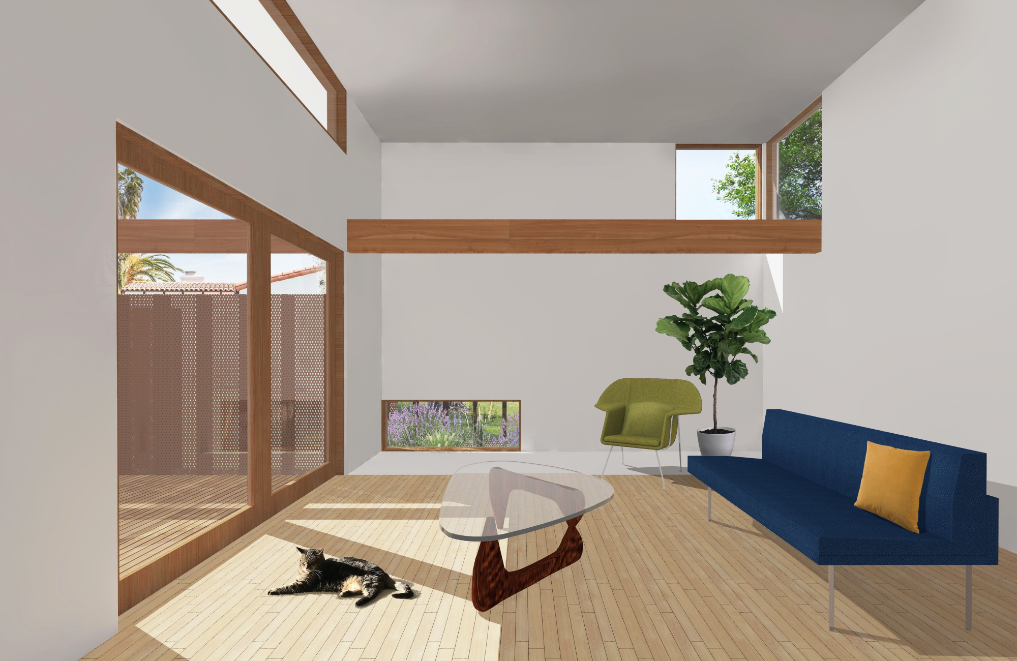 07 Living Rm to Courtyard 